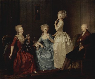 Portrait de la comtesse Saltykova et de sa famille - Johann Heinrich Wilhelm Tischbein